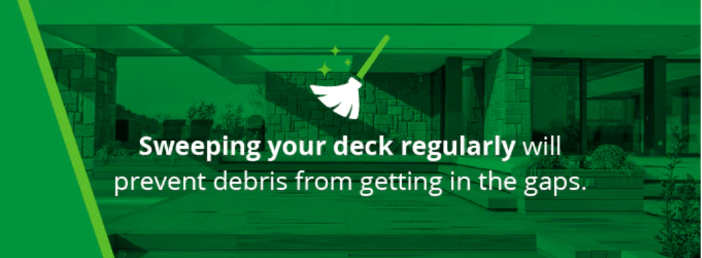 sweeping your deck