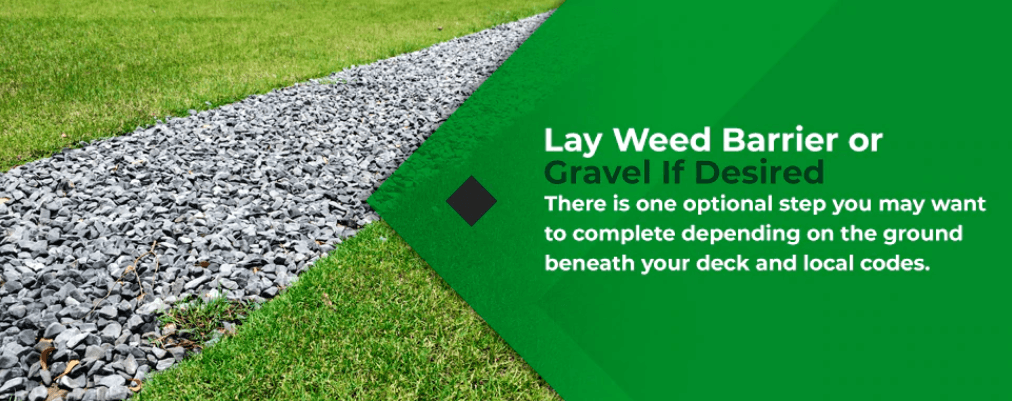 lay weed barrier